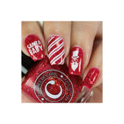 UberChic Beauty Holiday Jingle, (Christmas-03) Stamping Plate Rosy Brown