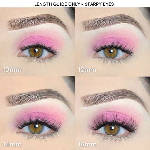 Pink Purée Starry Eyes Multi-pack DIY Lashes Wheat