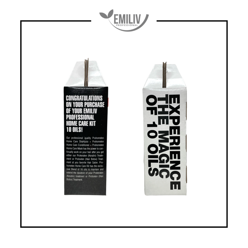 Emiliv Professional Emiliv Professional™ ULTIMATE RECONSTRUCTOR KIT - Homecare Kit + Emergency Polymedic Reconstructor and ProOilTen Home Care White Smoke