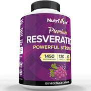 Nutrivein Nutrivein Premium Resveratrol 1450mg - 120 Capsules RP-IIR3-VE7F Light Gray