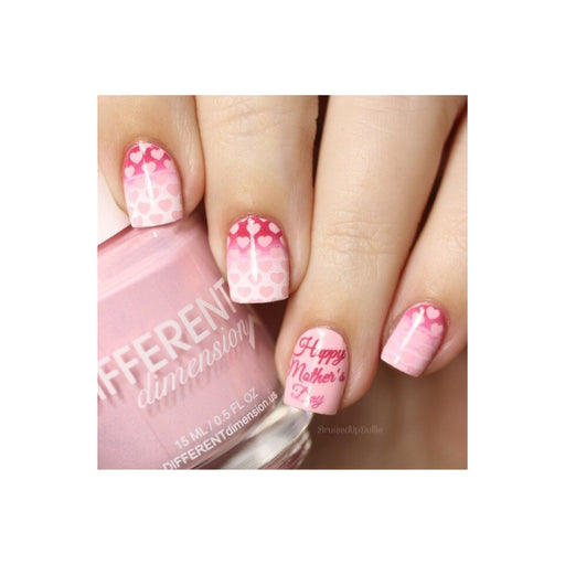 UberChic Beauty Mother's Day Stamping Plate Light Pink