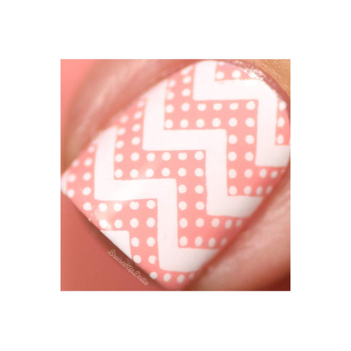 UberChic Beauty Got Chevron-02 Stamping Plate Dark Salmon