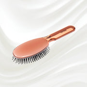 KOH-I-NOOR Beauty USA All Seasons Synthetic Pin Hair Brush - Pneumatic Cushion for Thick & Coarse Hair Hair Brush White Smoke Rose pink / Large,Coral red / Large,Petroleum Blue / Large,Rose pink / Small,Coral red / Small,Petroleum Blue / Small