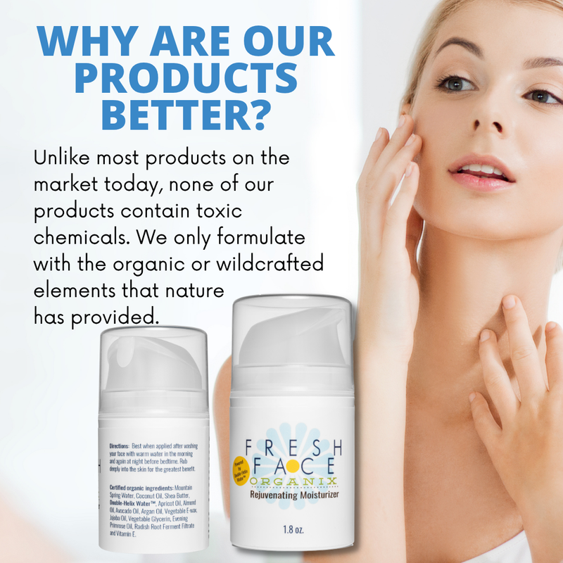 COLEHERBALS LLC 42 - Fresh Face Organix Rejuvenating Facial Moisturizer Facial Moisturizer White Smoke