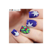 UberChic Beauty Holly Jolly, (Christmas-02) Stamping Plate Rosy Brown