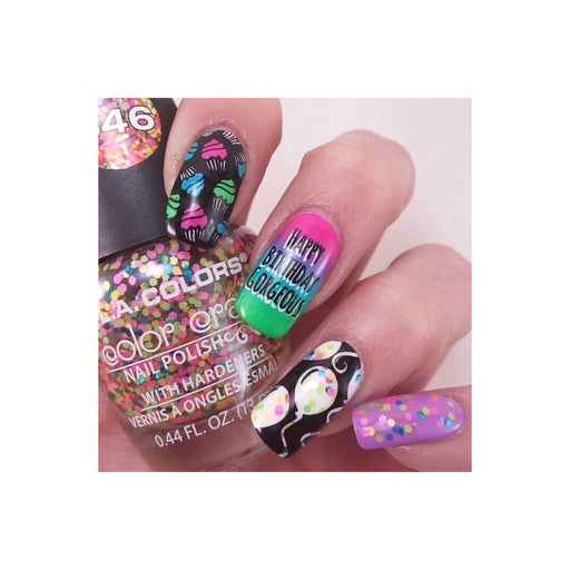 UberChic Beauty Party Time Stamping Plate Rosy Brown