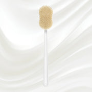 KOH-I-NOOR Beauty USA Natural Bristle Shower Back Brush - Long Handle for Full Back Exfoliation Bath & Body Brushes Lavender