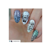 UberChic Beauty Furry Best Friends Stamping Plate Rosy Brown
