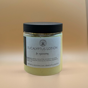Kay in Full Bloom Refreshing Eucalyptus Oatmeal Body Lotion Rosy Brown Jar