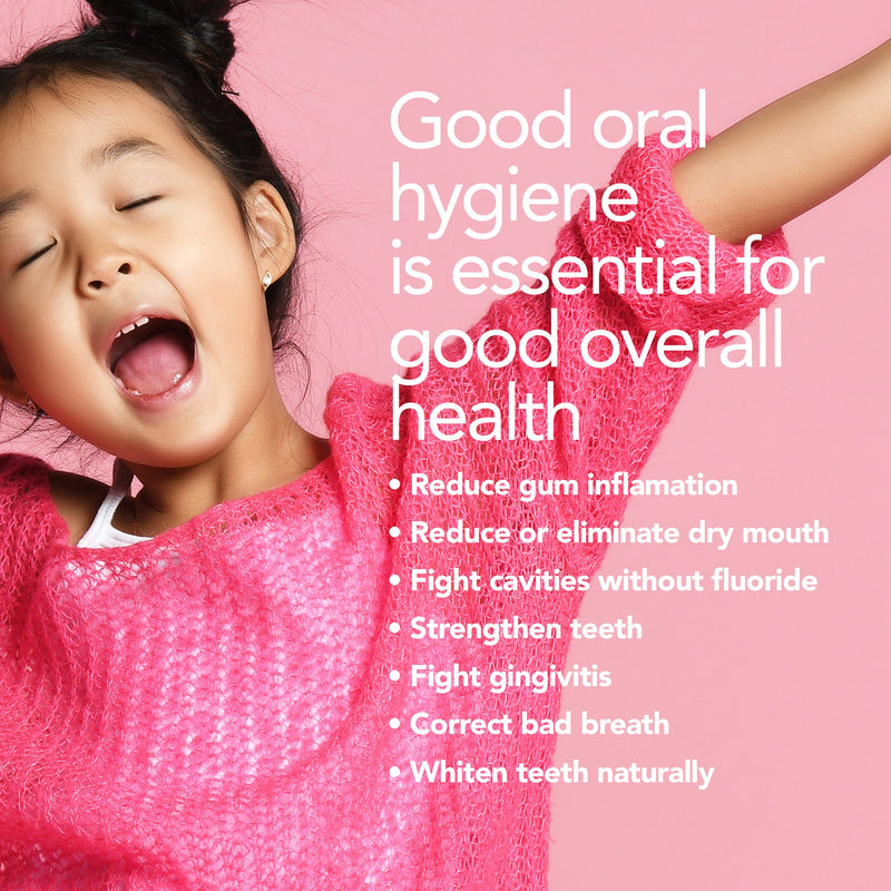 ORL Natural Mouthwash made with the Finest Clean Ingredients Mouthwash Light Pink Fresh Mint,Cinnamint,Kids Bubblegum