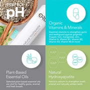 ORL Fluoride-free Toothpaste with Natural Hydroxyapatite Toothpaste Dark Gray Fresh Mint,Cinnamint,Kids Bubblegum