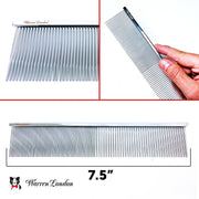 Warren London Cool Cat Comb Pet Combs & Brushes White Smoke
