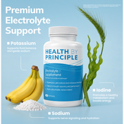 Health By Principle Electrolyte and Magnesium Combo Case of 12 Supplements Supplement Light Blue