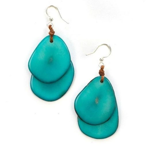 Caribbean Emerald Caribbean Emerald Twin Earrings Accessories White Smoke Coral,Red and black,Magenta,Teal
