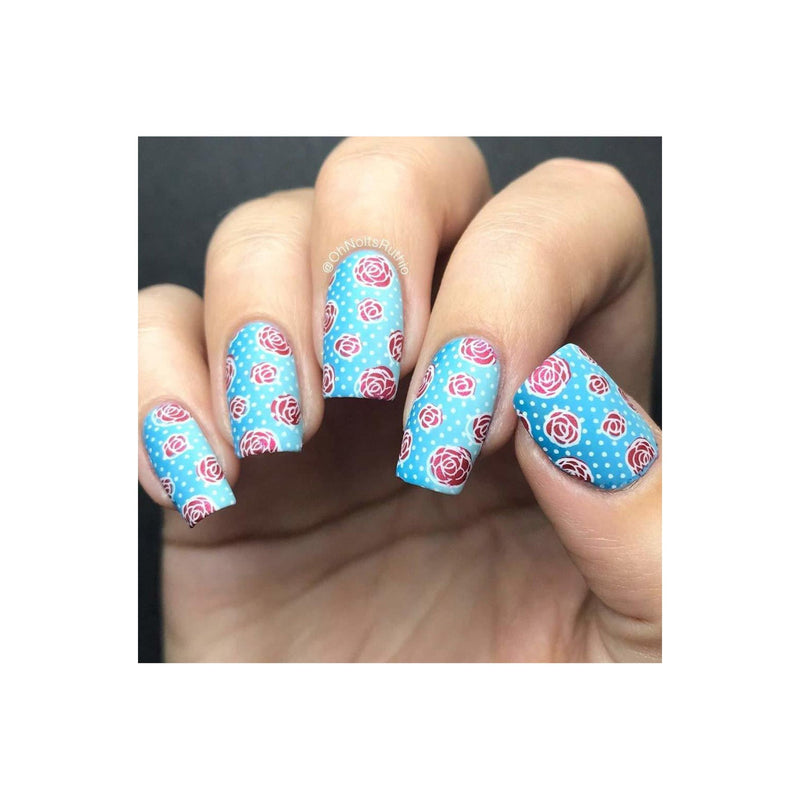 UberChic Beauty Collection 22 Stamping Plate Rosy Brown