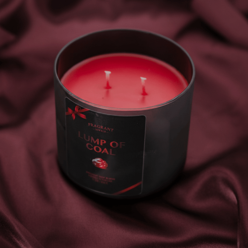 Fragrant Jewels Lump of Coal - Jewel Candle Jewel Candle Black Ring / 5,Ring / 6,Ring / 7,Ring / 8,Ring / 9,Ring / 10