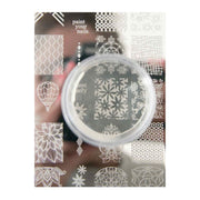 UberChic Beauty XL Clear Stamper with Clear Tall Holder Tool Gray