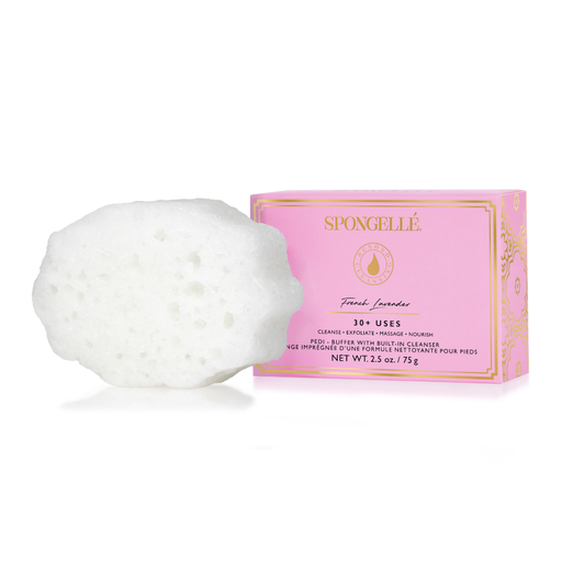 Spongellé French Lavender | Pedi Buffer Pedi Buffer White Smoke