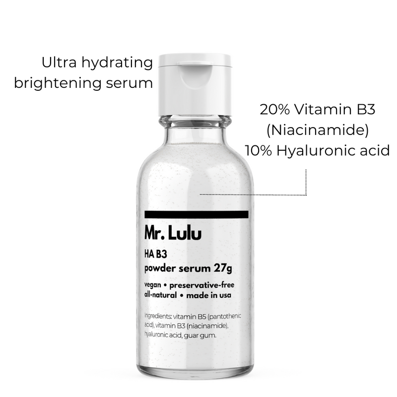 Mr. Lulu Skincare HA B3 Powder Serum White Smoke
