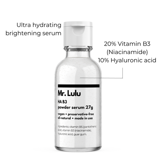 Mr. Lulu Skincare HA B3 Powder Serum White Smoke