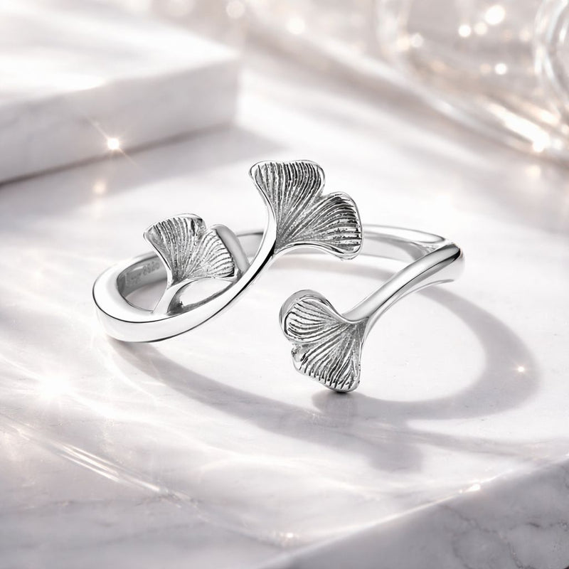Bids.com S925 Oxidized Silver 0.2 cm Ring Rings White Smoke