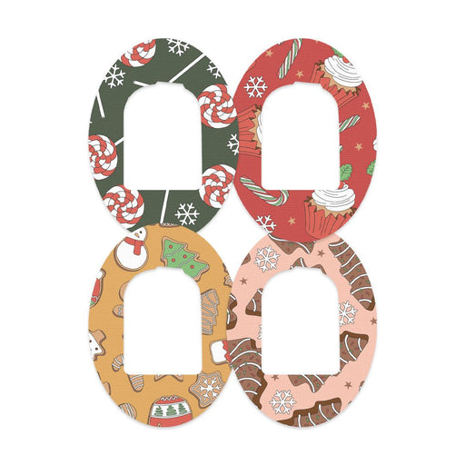 Peelz Christmas Treats Variety Pod Patch Tape - Pump Peelz Patch Medical Tape White Smoke 12-Pack (Set of 12 Patches),4-Pack (Set of 4 Patches)