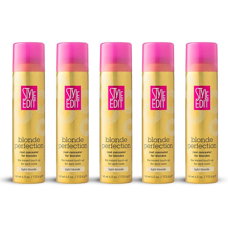 Style Edit Blonde Perfection Root Concealer Spray Spray White Smoke Light Blonde / Pack of 5