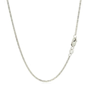 Bids.com 14k White Gold Lumina Pendant Chain 1.0mm Necklaces White Smoke 16 / White Gold,18 / White Gold,20 / White Gold