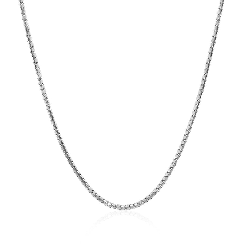 Bids.com 14k White Gold Ice Chain 1.3mm Necklaces White Smoke 16 / White Gold,18 / White Gold,20 / White Gold