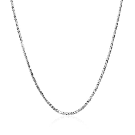 Bids.com 14k White Gold Ice Chain 1.3mm Necklaces White Smoke 16 / White Gold,18 / White Gold,20 / White Gold