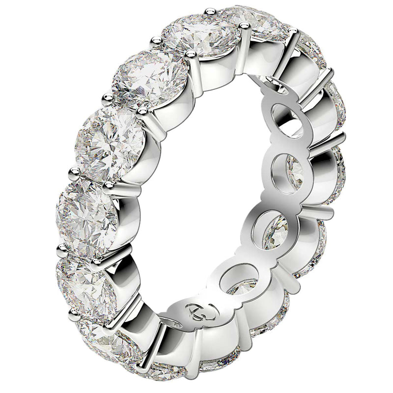 Bids.com Round Cut Lab Grown Diamond Eternity Ring in 14k White Gold (6 cttw FG/VS2) Rings White Smoke 4 / White Gold,4.5 / White Gold,5 / White Gold,5.5 / White Gold,6 / White Gold,6.5 / White Gold,7 / White Gold,7.5 / White Gold,8 / White Gold,8.5 / White Gold,9 / White Gold
