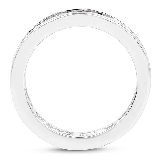 Bids.com 2.00 Carat Genuine Blue Sapphire .925 Sterling Silver Ring Rings White Smoke size 6.00,size 9.00,size 5.00,size 7.00,size 8.00,size 10.00
