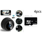 SmartPursue™ Mini Wireless Magnetic Security Camera Mini Camera White Smoke Camera Add 16G / USB,Camera Add 64G / USB,BLACK 128G memory card / USB,Black with 32G memory card / USB,Black with 64G memory card / USB,Black / USB