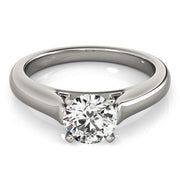 Bids.com 14k White Gold Cathedral Design Solitaire Diamond Engagement Ring (1 cttw) Rings White Smoke 3 / White Gold,3.5 / White Gold,4 / White Gold,4.5 / White Gold,5 / White Gold,5.5 / White Gold,6 / White Gold,6.5 / White Gold,7 / White Gold,7.5 / White Gold,8 / White Gold,8.5 / White Gold,9 / White Gold