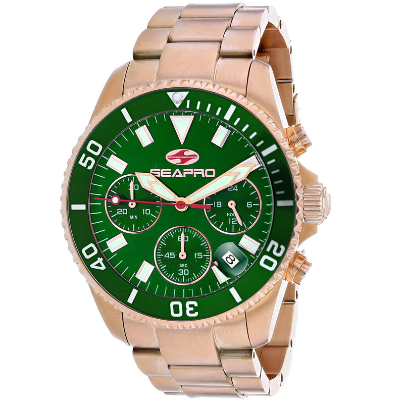 Bids.com Seapro Men's Scuba 200 Chrono Watches White Smoke