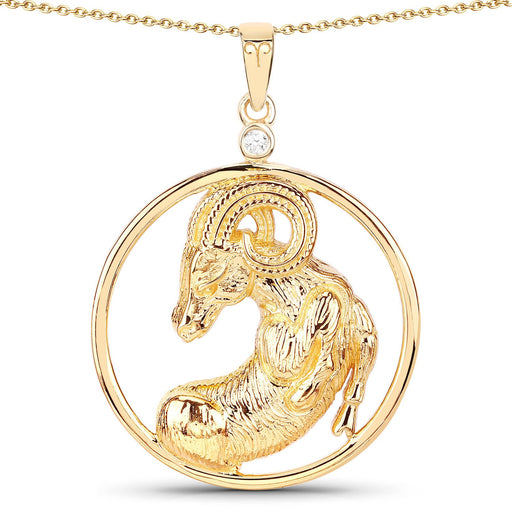 Bids.com 0.03 Carat Genuine White Diamond .925 Sterling Silver Pendant Pendants White Smoke
