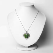 Bids.com 4.62 Carat Genuine Chrome Diopside .925 Sterling Silver Pendant Pendants Lavender