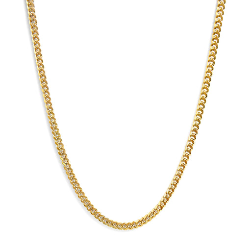 Bids.com Semi-Solid 14K Yellow Gold 6.1mm Classic Miami Cuban Chain Necklace - 22 Inches Necklaces White Smoke Yellow.Gold / 22,Yellow.Gold / 28