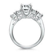 Bids.com 14k White Gold Five Stone Diamond Trellis Engagement Ring Rings White Smoke 4 / White Gold,4.5 / White Gold,5 / White Gold,5.5 / White Gold,6 / White Gold,6.5 / White Gold,7 / White Gold,7.5 / White Gold,8 / White Gold,8.5 / White Gold,9 / White Gold