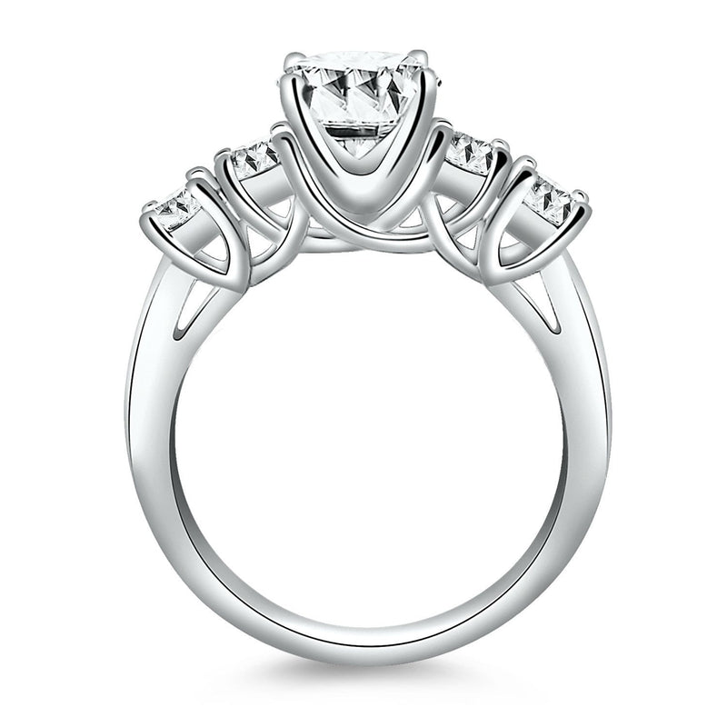 Bids.com 14k White Gold Five Stone Diamond Trellis Engagement Ring Rings White Smoke 4 / White Gold,4.5 / White Gold,5 / White Gold,5.5 / White Gold,6 / White Gold,6.5 / White Gold,7 / White Gold,7.5 / White Gold,8 / White Gold,8.5 / White Gold,9 / White Gold