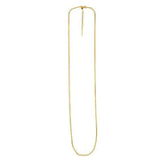 Bids.com Endless Adjustable Cable Chain in 14k Yellow Gold (1.70 mm) Necklaces White Smoke 22 / Yellow Gold