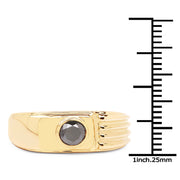 Bids.com 14K Yellow Gold Plated 0.25 Carat Genuine Black Diamond .925 Sterling Silver Ring Rings White Smoke size 8.00,size 9.00,size 9.50,size 6.00,size 7.00