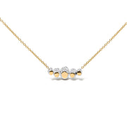 Bids.com 18K Rose Gold 3/4 Cttw Pave Diamonds and Graduated Green Tsavorite Gemstone Curved Bar Choker Necklace (G-H Color, SI1-SI2 Clarity) - Adjustable up to 14" - 16.5" Necklaces White Smoke Rose.Gold / 16.5