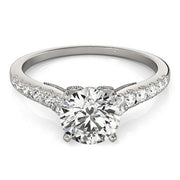 Bids.com 14k White Gold Diamond Engagement Ring With Single Row Band (1 3/4 cttw) Rings White Smoke 3 / White Gold,3.5 / White Gold,4 / White Gold,4.5 / White Gold,5 / White Gold,5.5 / White Gold,6 / White Gold,6.5 / White Gold,7 / White Gold,7.5 / White Gold,8 / White Gold,8.5 / White Gold,9 / White Gold