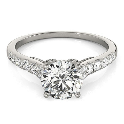 Bids.com 14k White Gold Diamond Engagement Ring With Single Row Band (1 3/4 cttw) Rings White Smoke 3 / White Gold,3.5 / White Gold,4 / White Gold,4.5 / White Gold,5 / White Gold,5.5 / White Gold,6 / White Gold,6.5 / White Gold,7 / White Gold,7.5 / White Gold,8 / White Gold,8.5 / White Gold,9 / White Gold