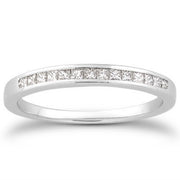 Bids.com 14k White Gold Channel Set Princess Diamond Wedding Ring Band Rings White Smoke 4 / White Gold,4.5 / White Gold,5 / White Gold,5.5 / White Gold,6 / White Gold,6.5 / White Gold,7 / White Gold,7.5 / White Gold,8 / White Gold,8.5 / White Gold,9 / White Gold