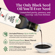 Bionatal Ethiopian Black Seed Oil 5oz (GLASS) Black Seed Oil Antique White