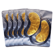 ZAQ Skin & Body 24K Gold Lift & Firm Hydrogel Eye Patches White Smoke 1 Pair,3 Pair,5 Pair,Retail Box - 10 Packs ( 50 Pairs)