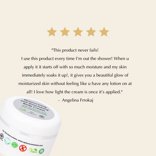 EpiLynx Skin Relief Body Cream – Soothing, Hydrating, Vegan & Gluten-Free Beige