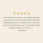 EpiLynx Anti-Aging Gold Infusion Cream – Brightening, Firming & Hydrating Moisturizer Face Creams Beige